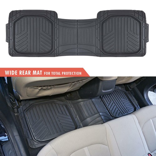 Car Rubber Floor Mats for All Weather Protection Semi Custom Fit 3 Pieces Set - Bild 16 von 47