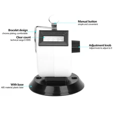 BERM Hand Tally Counter ABS Plastic Shell Mechanical Counter For Data Statistics