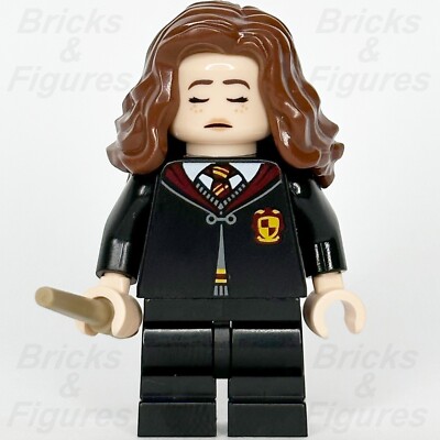 LEGO  Harry Potter Hermione Granger Minifigure Sleeping Awake Head Witch 76420