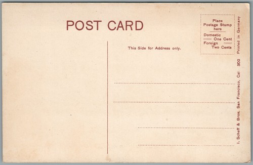 CALIFORNIA WATERMELON EXAGGERATED ANTIQUE POSTCARD - Picture 2 of 2