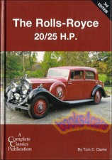 ROLLS ROYCE 20/25 HP CLARKE BOOK TOM CLASSIC KING SMALL HORSEPOWER 29-36 20-25HP