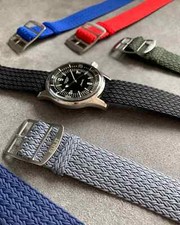 Eulit Atlantic Perlon-Uhrenarmband (306) - 11 Farben - 20 mm, 22 mm, 18 mm
