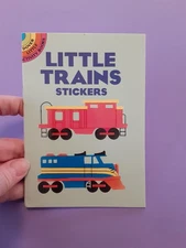 vintage Little Dover Little Trains stickers booklet