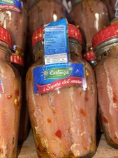 3 VASETTI ACCIUGHE COSTANZA SICILIA SAPORI ORIGINALI FILETTI PREMIUM SOTTOLIO