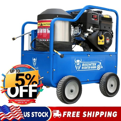 #ad 4000PSI Hot Water High Pressure Washer Machine 13.5HP Bamp;S Gas Engine Free ship $2999.00