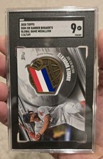 2020 XANDER BOGAERTS #116/149 TOPPS GLOBAL GAME MEDALLION  #GGM-XB MINT SGC 9