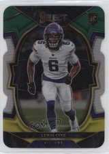 2022 Panini Select Concourse Green & Yellow Prizm Die-Cut Lewis Cine #52 0zt4