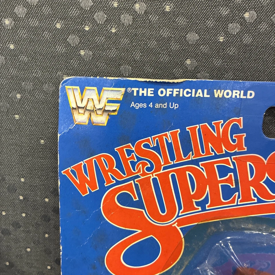 1985 WWF LJN Wrestling Superstars Hillbilly Jim SEALED with Hat - Image 3 of 4
