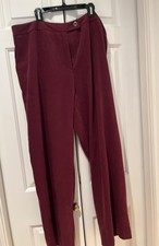 VTG Coldwater Creek Sz-20 Stretch Brushed Poly Dressy Career Holiday   PantsEUC