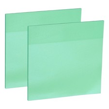2 Pads 3 x 3 Inch Transparent Self-Sticky Notes 50 Sheets/Pad, Green