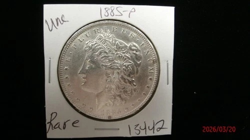 1885-P UNCIRCULATED MORGAN SILVER DOLLAR #3442