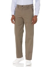 Dockers Men's Classic Fit Workday Khaki Smart 360 Flex Pants, Dark Pebble, 34W x