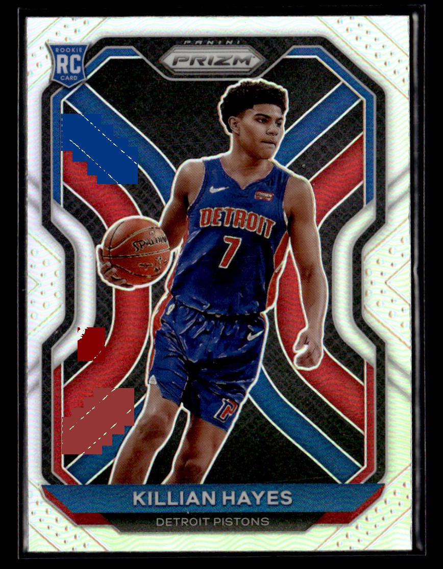 2020-21 Panini Prizm #270 Killian Hayes Silver Prizms Rookie card
