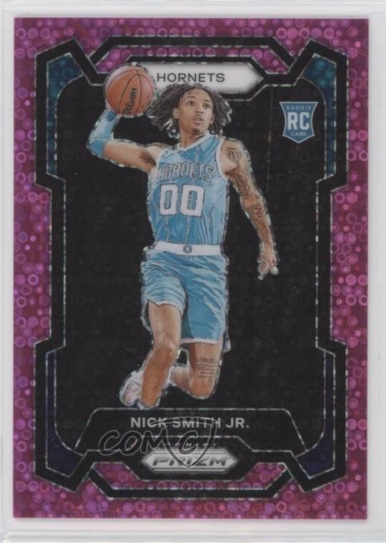 2023-24 Panini Prizm Fast Break Pink Prizm 3/50 Nick Smith Jr #135 1e8j