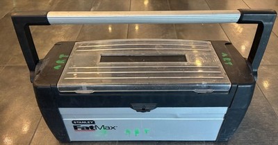 STANLEY FAT MAX TOOL BOX W 2 DRAWERS 23.5  x 10  x 10  FREE SHIPPING