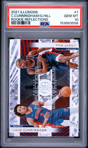 2021 Panini Illusions Rookie Reflections Cunningham Hill PSA 10