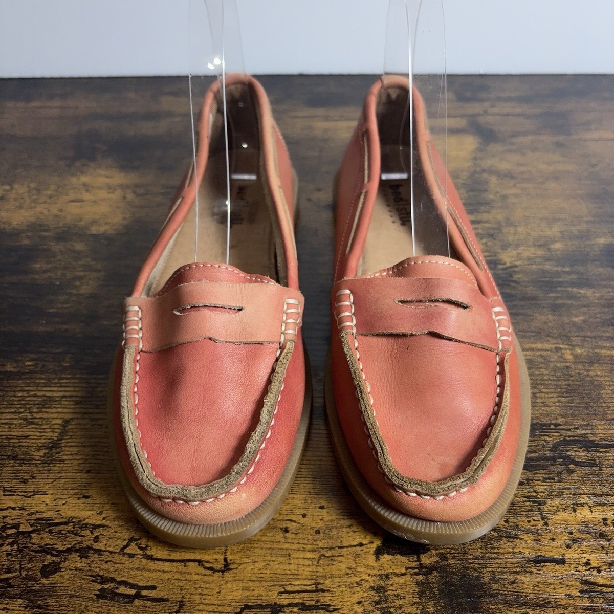 Roan by Bed Stu Brown Slip-On Women’s Shoes‎ Loafers 8 Roan By Bedstu Wils Brown Leather Textile SlipOn Casual  main image 3