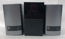 Bulk Lot 3x WD My Book Duo External RAID Hard Drives 26TB Total Enclosure Array