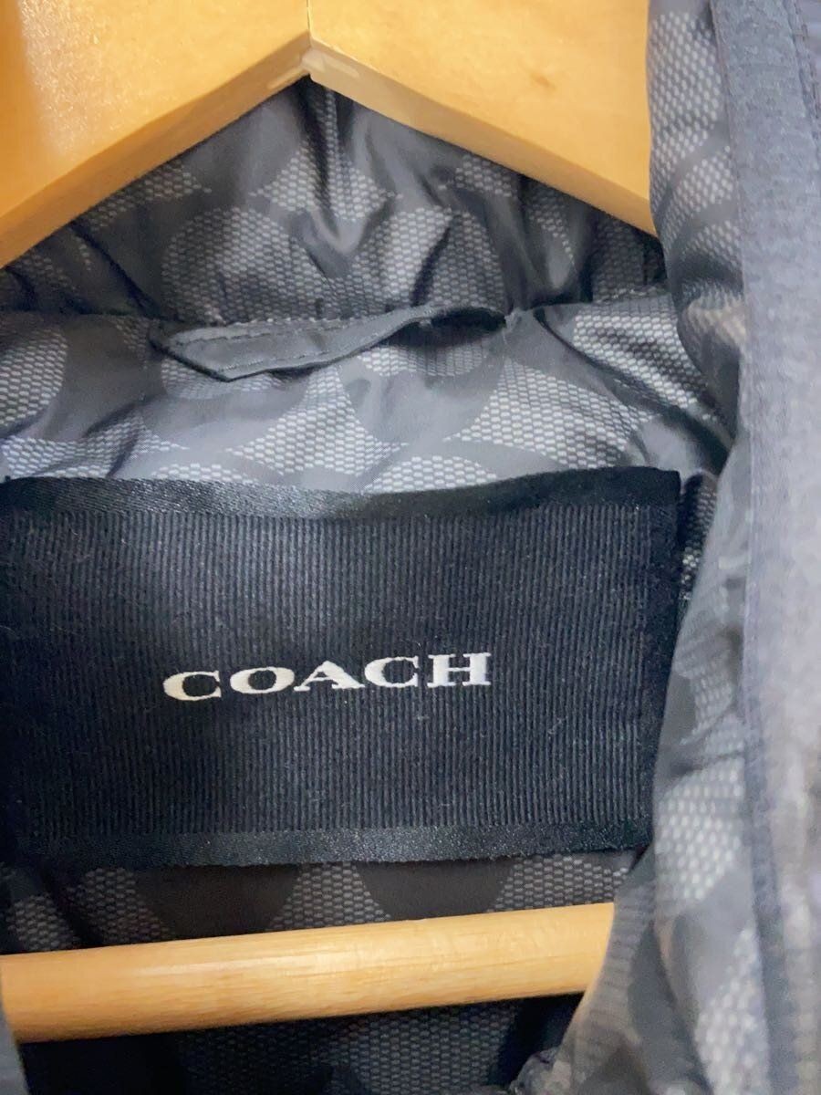 Coach Down Jacket S Polyester Black Solid Used - image 3