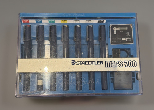 Staedtler Mars 700 Set of 7 Technical Drafting Pens Untested READ