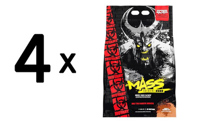 4 x Mutant Mutant Mass Extreme 2500, Triple Chocolate - 9070g (11,30 EUR/kg)