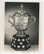 8x10 Press Photo of  Clarence Campbell Bowl