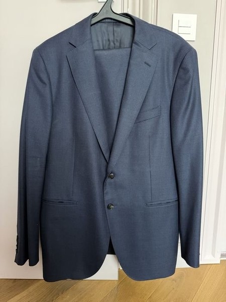 Men Pal Zileri Suit Navy 46