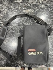 Official Nintendo Original Gameboy Black Vintage Carrying Case Bag w/ Strap