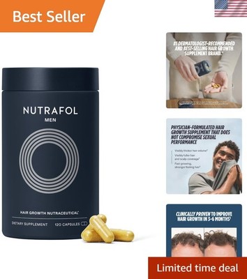 Men's Formulated Hair Growth Capsules - Targets Thinning Hair with Biotin & More