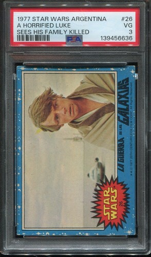 1977 Stani Star Wars #26 — PSA 3