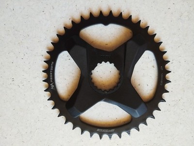  Kettenblatt Mit Spacer, Direct Mount in Black 40T, schwarz