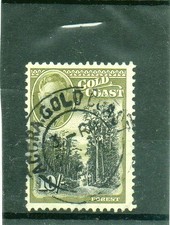 SG 146 GOLD COAST 10/- USED.CAT £20