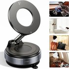 Vacuum Magnetic Phone Holder for Car – Zinc Alloy Suction Car Mount, Adjustable