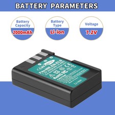 2 pezzi batteria 2000 mAh e doppio caricabatterie LCD per Nikon D60 D40X D3000 D5000 EN-EL9