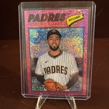 2026 Topps Heritage #74 Robert Suarez Pink Sparkle - San Diego Padres