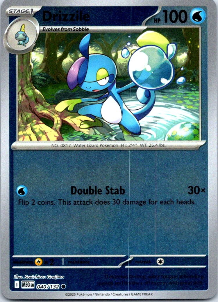 Drizzile Common ME01: Mega Evolution 040/132 NM
