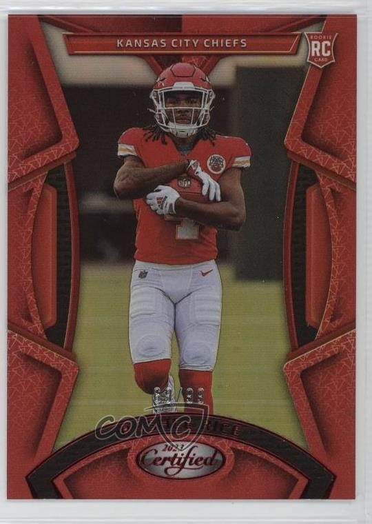 2023 Certified Rookies Mirror Red /99 Rashee Rice #108 4at