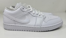 Size 10 - Nike Women's Air Jordan 1 Low 'Triple White' Shoes DV0990-111 NOBOXLID