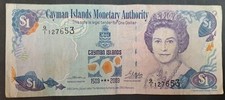 2003 Cayman Islands 1 Dollar P30a 1503-2003 commemorative, Q1-127653.