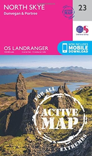North Skye, Dunvegan & Portree by Ordnance Survey (Sheet map, folded) - Image 3