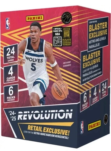 2024-25 Panini NBA REVOLUTION Basketball Trading Cards Blaster Box KABOOM NEW