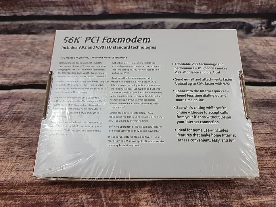 US Robotics 56k V.92 PCI Faxmodem USR5670 - New In Box - Image 2 of 4