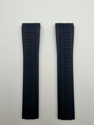 Patek Philippe Aquanaut 5168 5968 Navy Blue Rubber Strap (22mm X 18) NEW OEM
