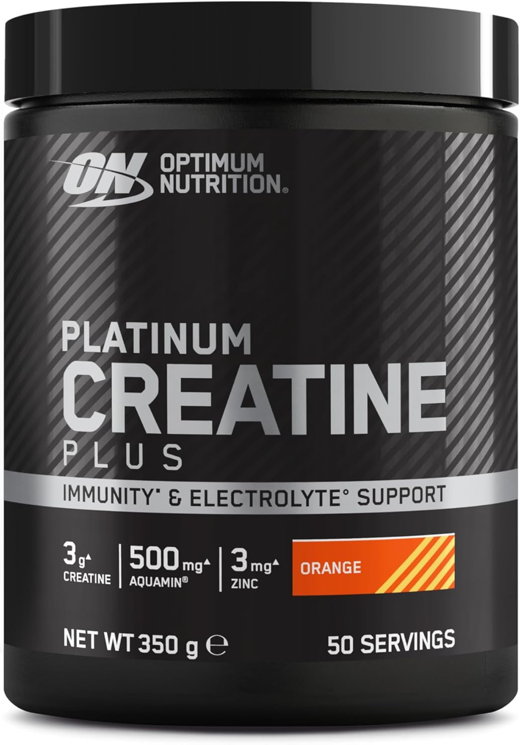 Platinum Creatina plus in Polvere, Gusto Arancia, 350G, 50 Porzioni