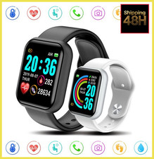 Smart Watch Men Women Waterproof Heart Rate Monitor for iPhone Android Free ship