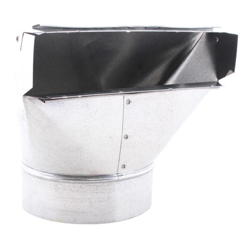 Snappy 13-206 90 Degree Galvanized Steel Stack Boot 2-1/4 x 10 in. 6 in. Dia - Picture 8 of 8