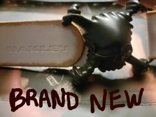 Vintage Y2K Oakley White Leather Belt Skull Buckle Rare New W/Out Tag.24HR ALE