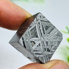 Aletai Iron Meteorite Cube Altay iron meteorite Cube etched pattern 63g 20mm — photo 3