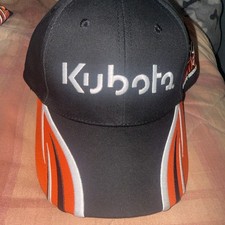 KUBOTA TRACTORS LOGO RACING ADJUSTABLE BASEBALL HAT CAP New