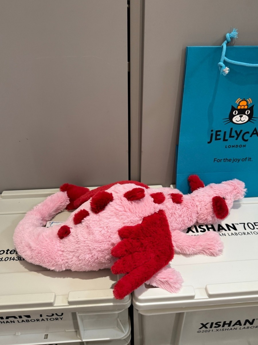 2026 Jellycat 20in Heart Dragon – Valentine's Day Limited Edition